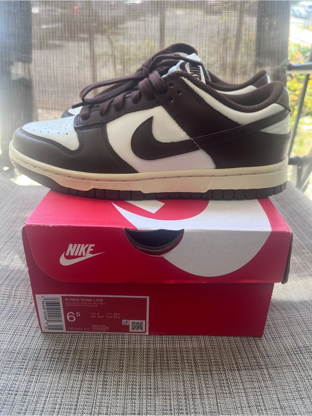 Nike Dunk Low Men’s Sneakers - Brown & White(Coacoa)